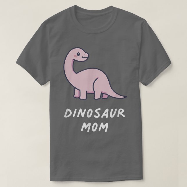 Camiseta Dinossauro Mãe Kawaii Lover Anime Gótico Pastel Ae (Frente do Design)