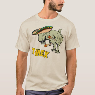 Camiseta Dinossauro mexicano do tiranossauro de T-Mex T-Rex