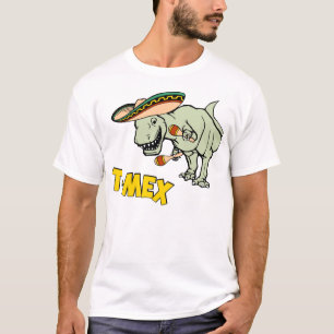 Camiseta Dinossauro mexicano do tiranossauro de T-Mex T-Rex