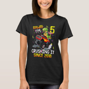 Camiseta Dinossauro, Monstro de Aniversário, Rawr.
