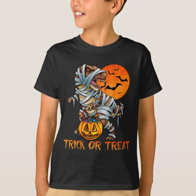 Camiseta Dinossauro Mumificado T Rex (Frente)