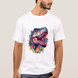 Camiseta Dinossauro Mundo Selvagem Bela Criatura Selvagem M