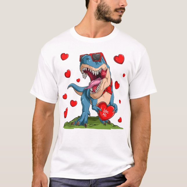 Camiseta Dinossauro namorados (Frente)