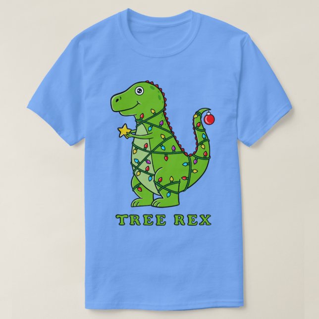 Camiseta Dinossauro Natal (Frente do Design)