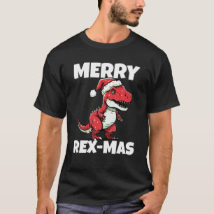 Camiseta Dinossauro Natal Dino Lover Santa Claus Xmas Pal