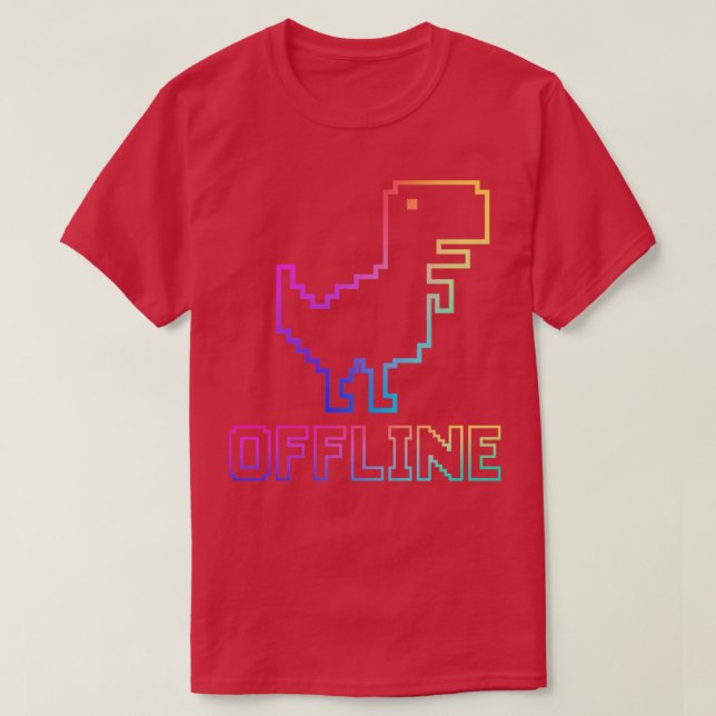 Camiseta Dinossauro offline1 (Frente do Design)