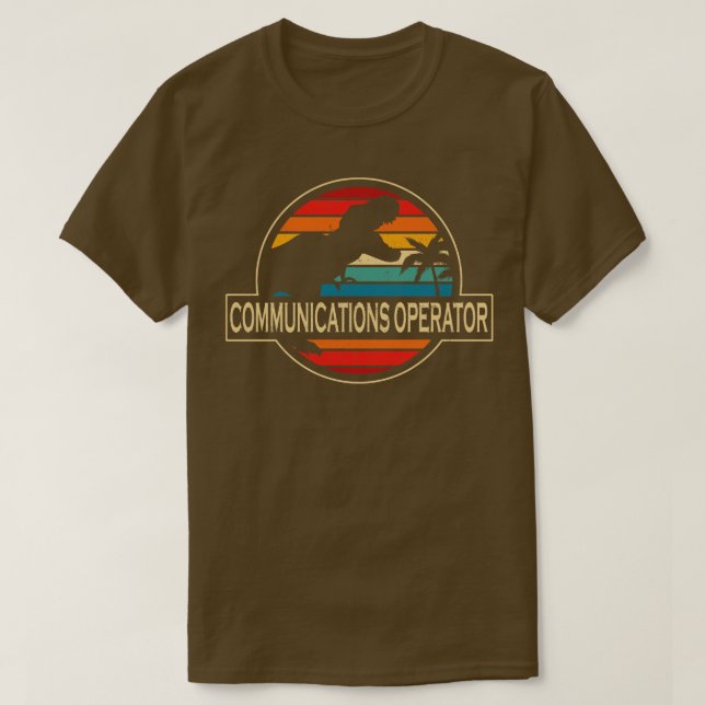 Camiseta Dinossauro Operador Comunicação (Frente do Design)