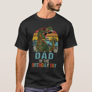 Camiseta Dinossauro pai Da Família Aniversário Que Correspo