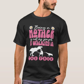 Camiseta Dinossauro Paleontólogo Melhor Mãe Dia de as mães
