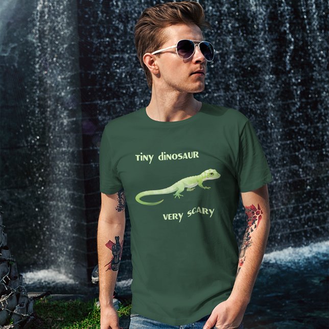 Camiseta Dinossauro Pequeno, Muito Assustador (Criador carregado)