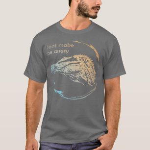 Camiseta Dinossauro Perigoso E Zangado Com Espinossauro
