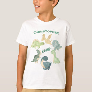 Camiseta Dinossauro Personalizado