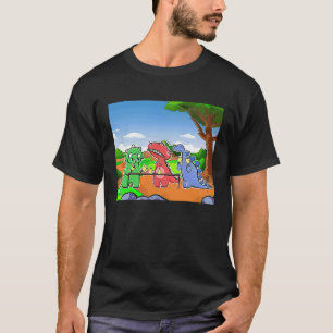 Camiseta Dinossauro: Prática De Boco No Período Triássico