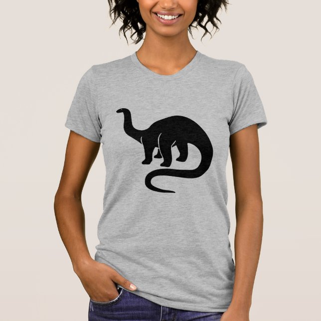 Camiseta Dinossauro - Preto (Frente)