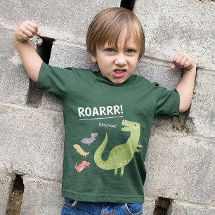 Camiseta Dinossauro Raio Verde Monograma
