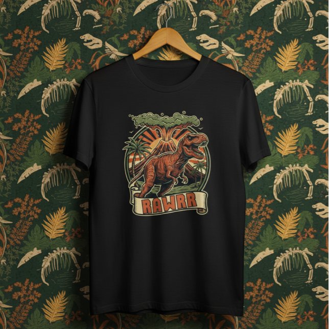 Camiseta Dinossauro Rawrr (Criador carregado)