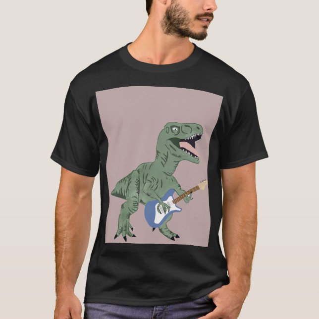 Camiseta Dinossauro Rocking (Frente)