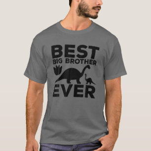 Camiseta Dinossauro Siberiano Trex Humor Melhor Irmão Grand