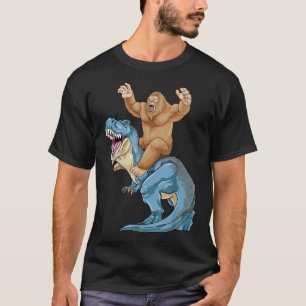 Camiseta Dinossauro T Rex Cute Sasquatch Dino