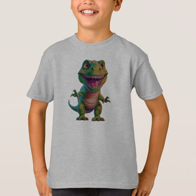 Camiseta Dinossauro T Rex Design (Frente)