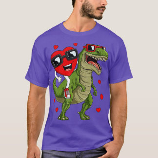 Camiseta Dinossauro T Rex Funny B Andando De Coração dia de