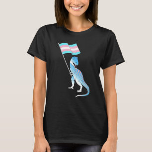 Camiseta Dinossauro Transgênero Orgulho Trans Orgulho Bande