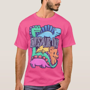 Camiseta Dinossauro Triceratops Brachio T-Rex Birthda