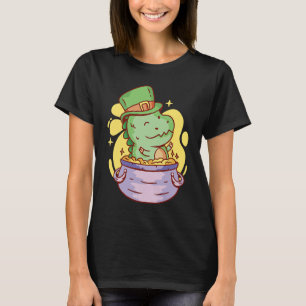 Camiseta Dinossauro Tyrannosaurus Rex Réptil St Patricks