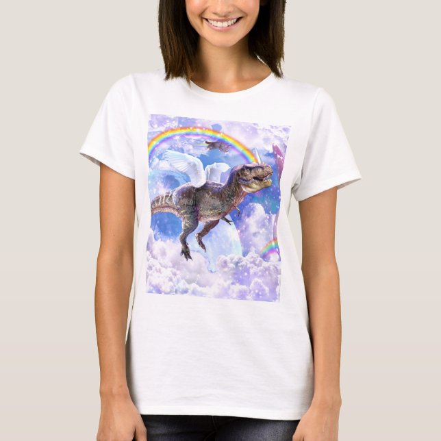 Camiseta Dinossauro-unicórnio dinocorn (Frente)