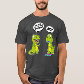 Camiseta Dinossauro Unicórnio Você Comeu O Último Unicórnio