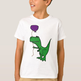 Camiseta Dinossauro verde engraçado de Trex que guardara o