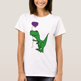 Camiseta Dinossauro verde engraçado de Trex que guardara o