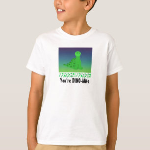 Camiseta Dinossauro Verde Fofo