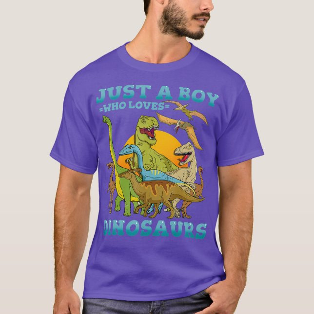Camiseta Dinossauros Dinos T Rex Futuro Paleontólogo (Frente)