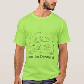 Camiseta dinossauros e bicicletas