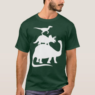 Camiseta Dinossauros Empilhados