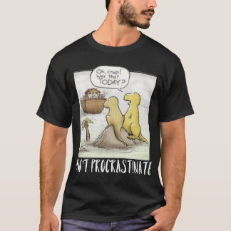 Camiseta dinossauros engraçados e design gráfico da arca de