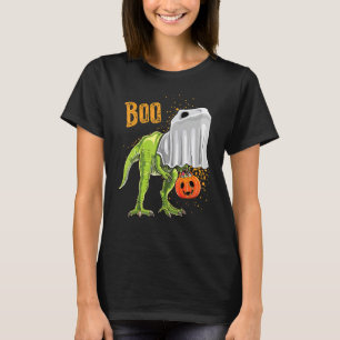 Camiseta Dinossauros fantasmas assustadores Boo Halloween C