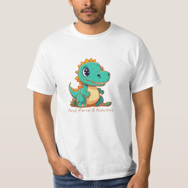 Camiseta Dinossauros Ferozes (Frente)
