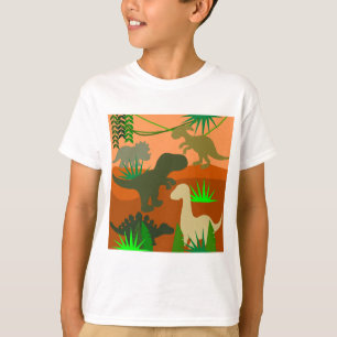 Camiseta Dinossauros na Natureza