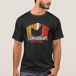 Camiseta Dinossauros Não Estão Extintos Frango Fazenda