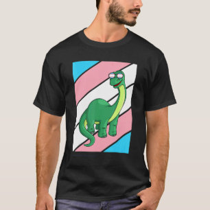 Camiseta Dinossauros Orgulho Bandeira Transgênero Lgbt Orgu