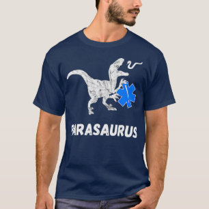 Camiseta Dinossauros paramédicos Engraçados EMT Dino Firs