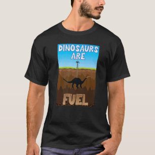 Camiseta Dinossauros São Combustíveis Fósseis Premium
