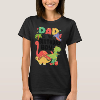 Camiseta Dinossauros Tema Pai De Aniversário Do Aniversário