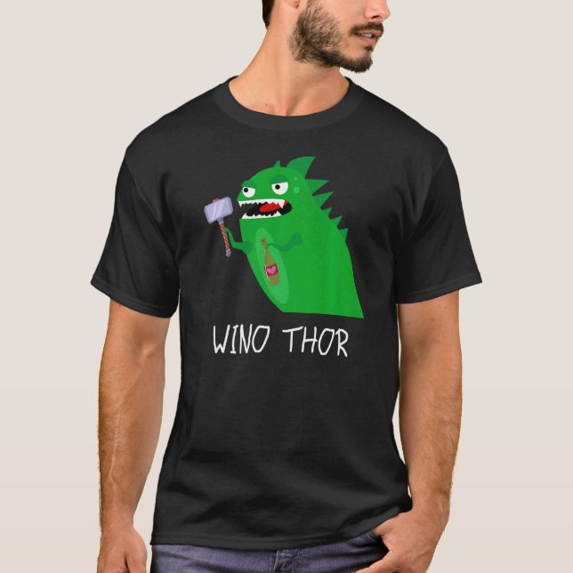 Camiseta Dinossauros Viking WINO THOR (Frente)