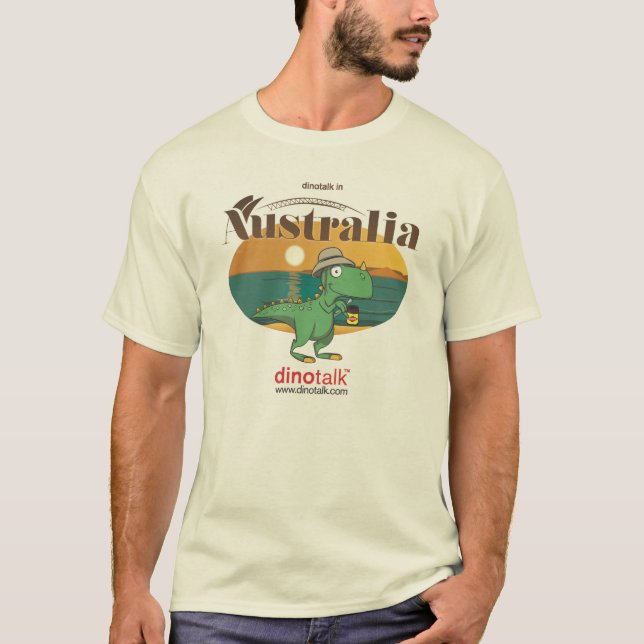 Camiseta Dinotalk em Austrália (Frente)