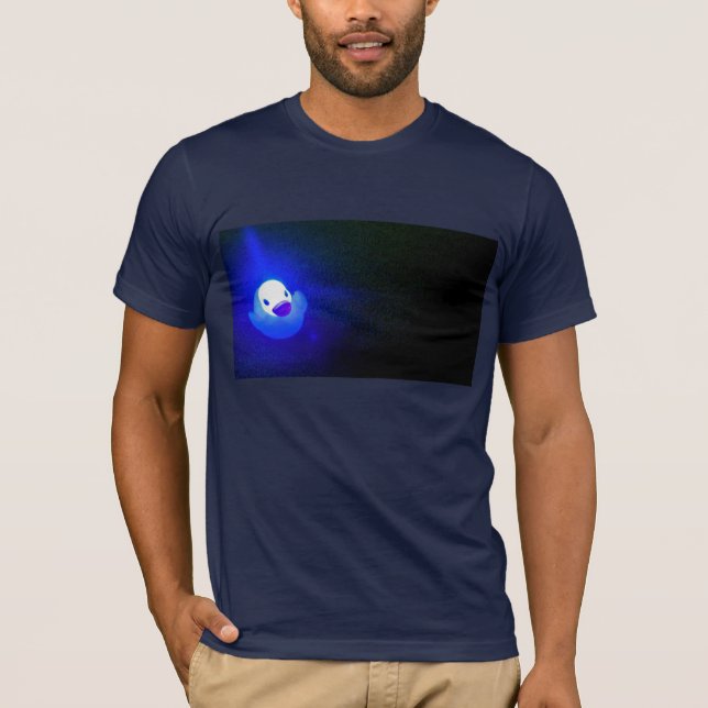 Camiseta Diodo emissor de luz azul Duckie (Frente)