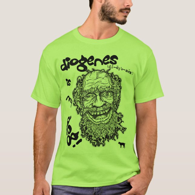 Camiseta Diogenes é meu cão! (Frente)