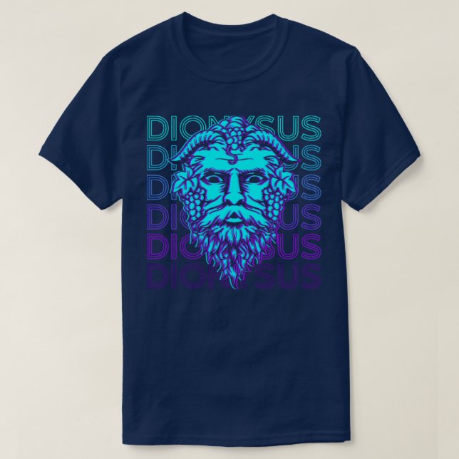 Camiseta Dioníso Grego - Deusa, Antiguidade, mitologia greg (Frente do Design)